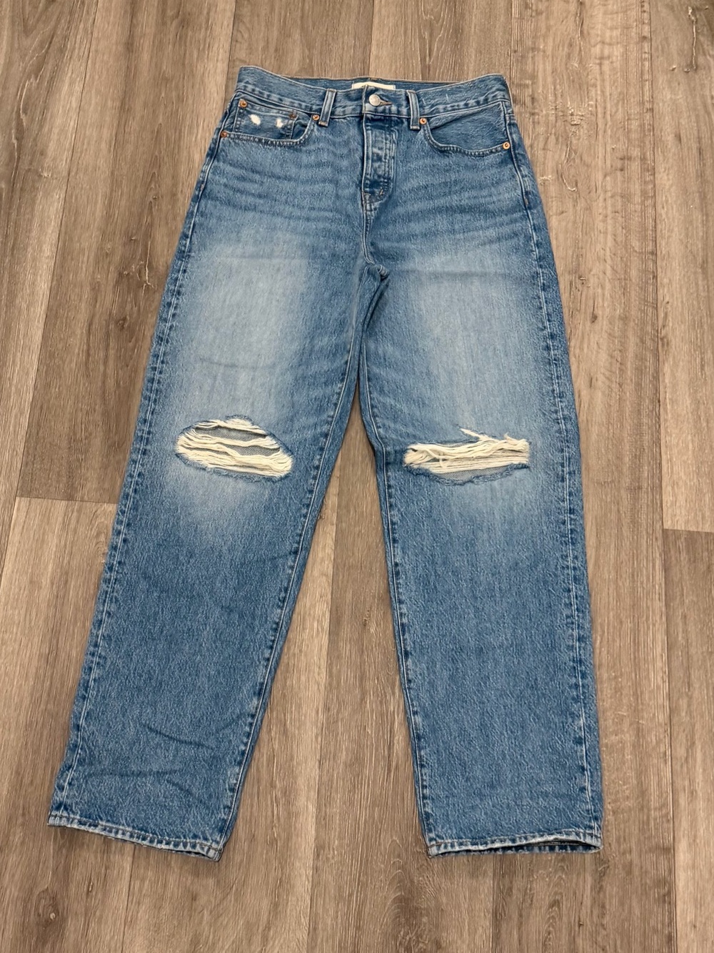 Madewell Low-slung straight Jean